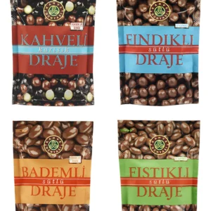 Kahve Dünyası Draje Mix 60 gr (4 Adet: Kahveli, Bademli Sütlü, Fıstıklı Sütlü, Fındıklı Sütlü)