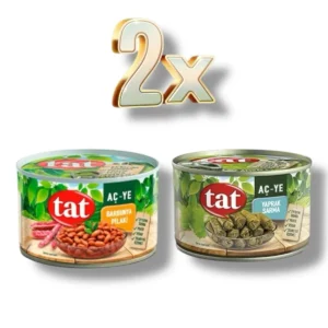 Tat Barbunya Pilaki 400g , Yaprak Sarma 400g (Hazır Yemek)