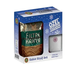 Kahve Dünyası Özel Tasarım Kahve Keyif Seti - 2 Adet Filtre Kahve 250g (Fincan Hediyeli)