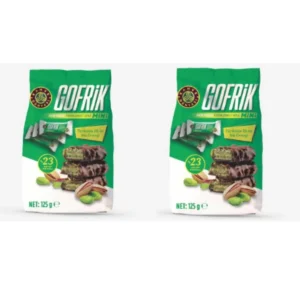Kahve Dünyası 2 'li Gofrik Mini Çikolata 125 gr %23 Antep Fıstıklı