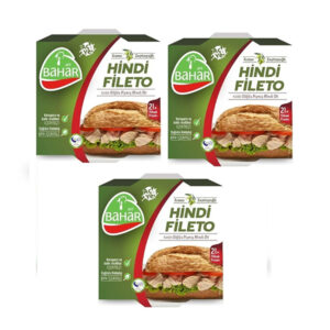 Bahar Hindi Fileto 120 G 3 Adet Pişmiş %100 Hindi Göğüs Eti